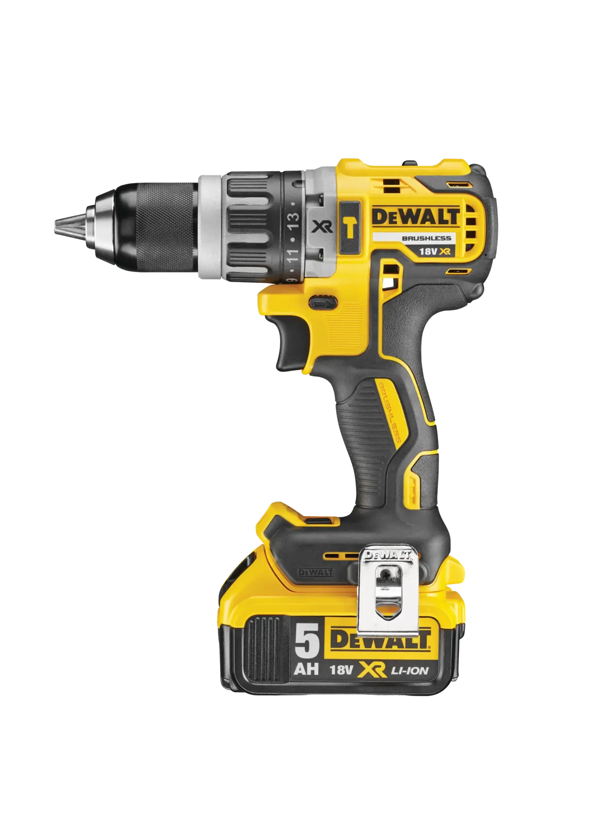 18V XR Wiertarko-wkrętarka z udarem 2 X 5Ah