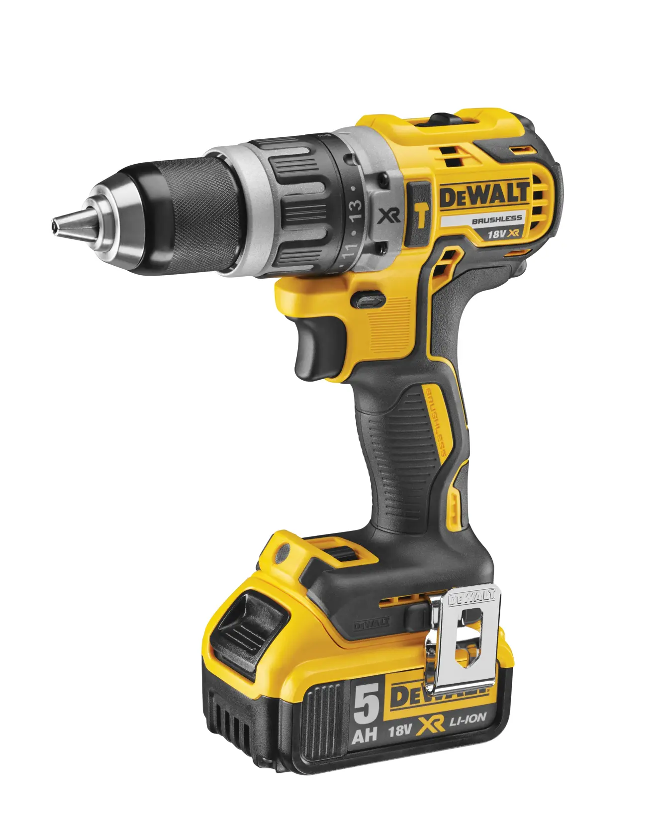 18V XR Wiertarko-wkrętarka z udarem 2 X 5Ah