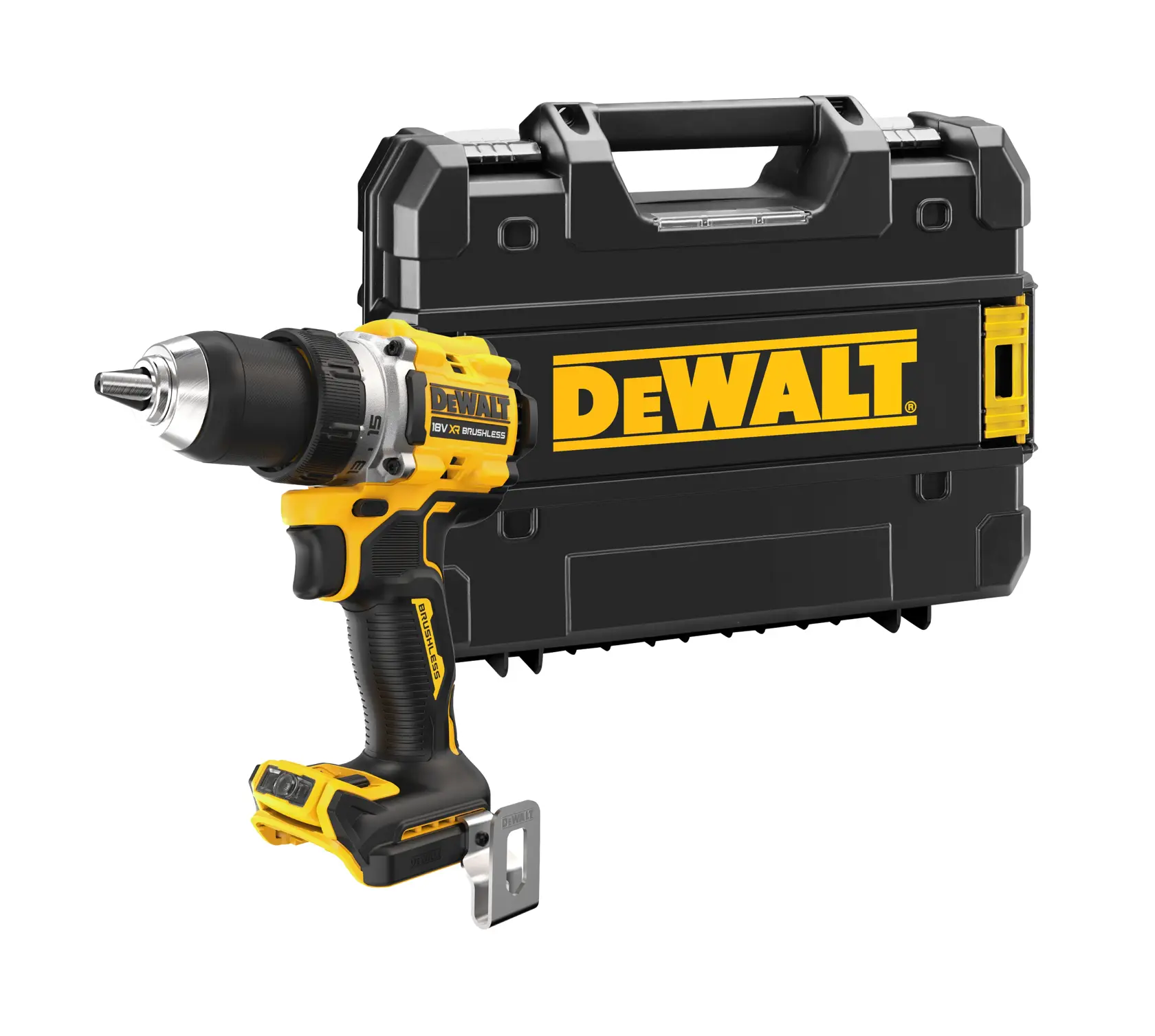 Bezszczotkowa wiertarko-wkrętarka DEWALT® 18 V XR® (samo narzędzie)