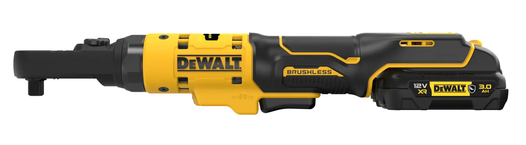 Bezszczotkowa grzechotka z uszczelnioną głowicą 12V XR 3/8" i 1/4" - 2 x akumulator 3AH „G-Class"