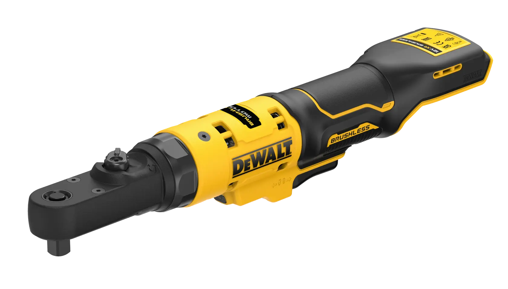 Bezszczotkowa grzechotka z uszczelnioną głowicą 12V XR 3/8" i 1/4" - samo urządzenie