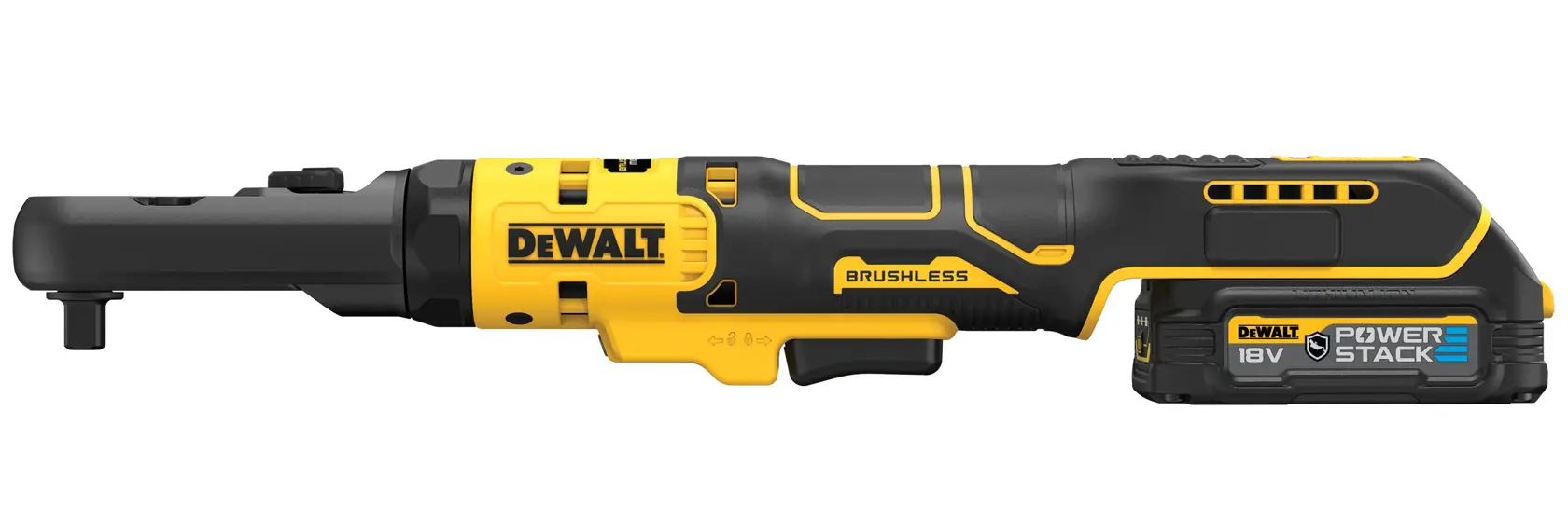 Bezszczotkowa grzechotka z uszczelnioną głowicą 18V XR 3/8" i 1/2" - 2 x kompaktowy akumulator „G-Class"