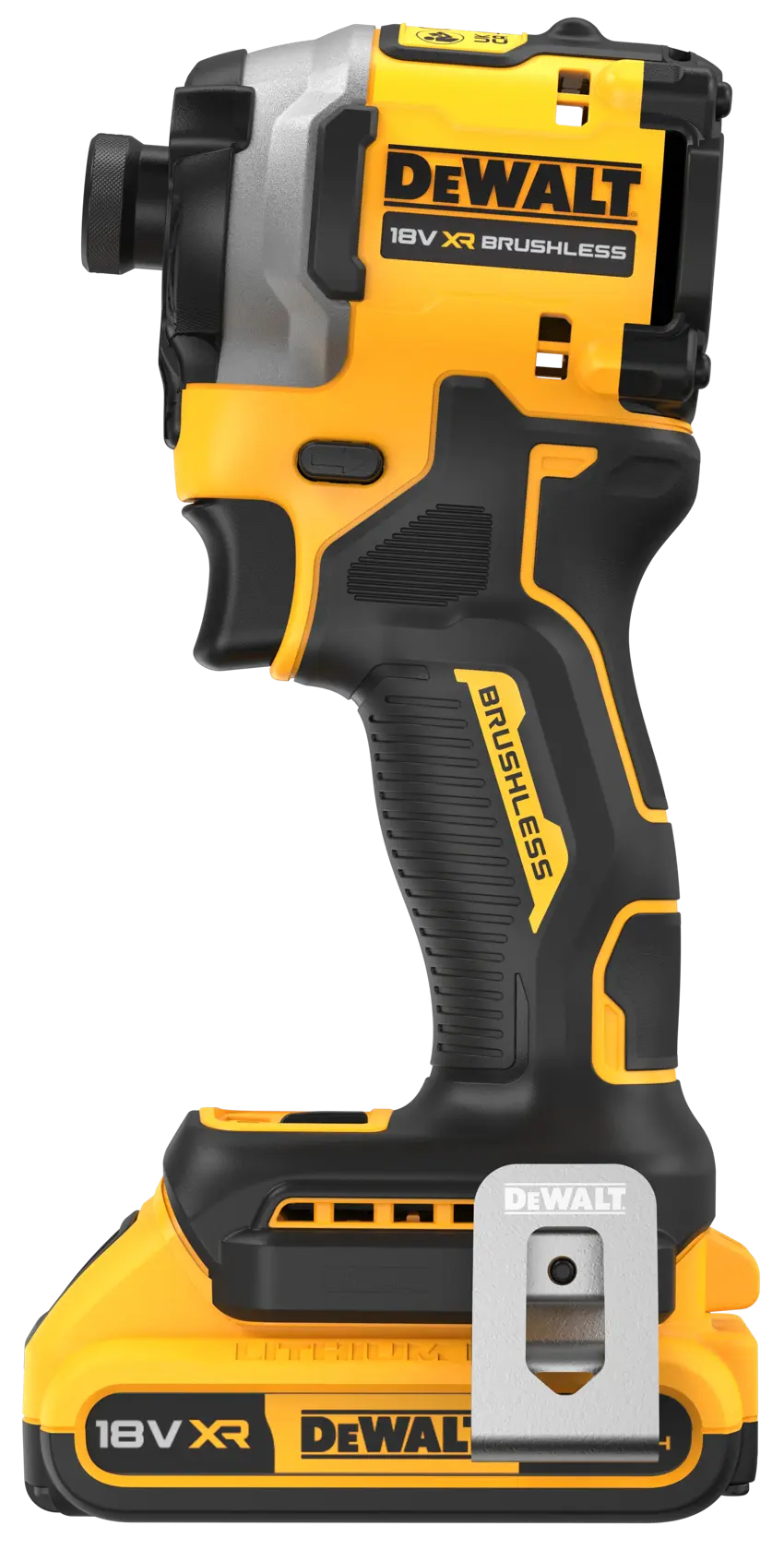 Kompaktowy bezszczotkowy wkręt udarowy DEWALT® 18V XR® - 2 x 2Ah