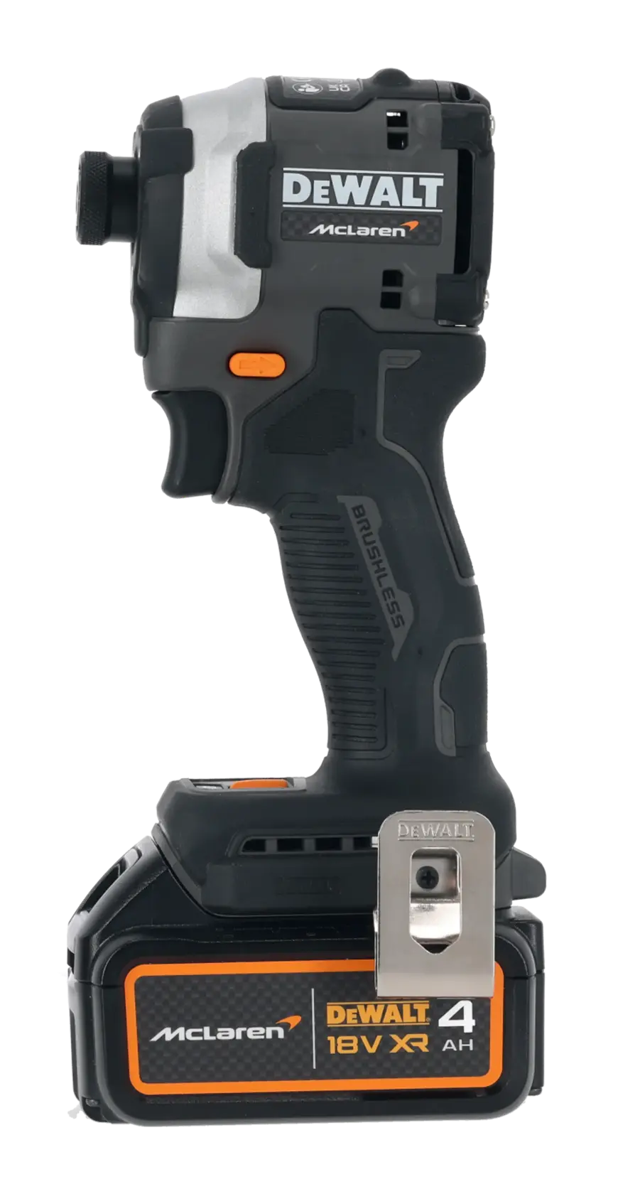 Zakrętarka udarowa z silnikiem bezszczotkowym DEWALT® x McLaren F1 18V XR - 1 x 4AH