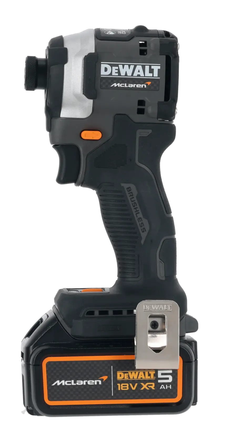 Zakrętarka udarowa z silnikiem bezszczotkowym DEWALT® x McLaren F1 18V XR - 2 x 5AH