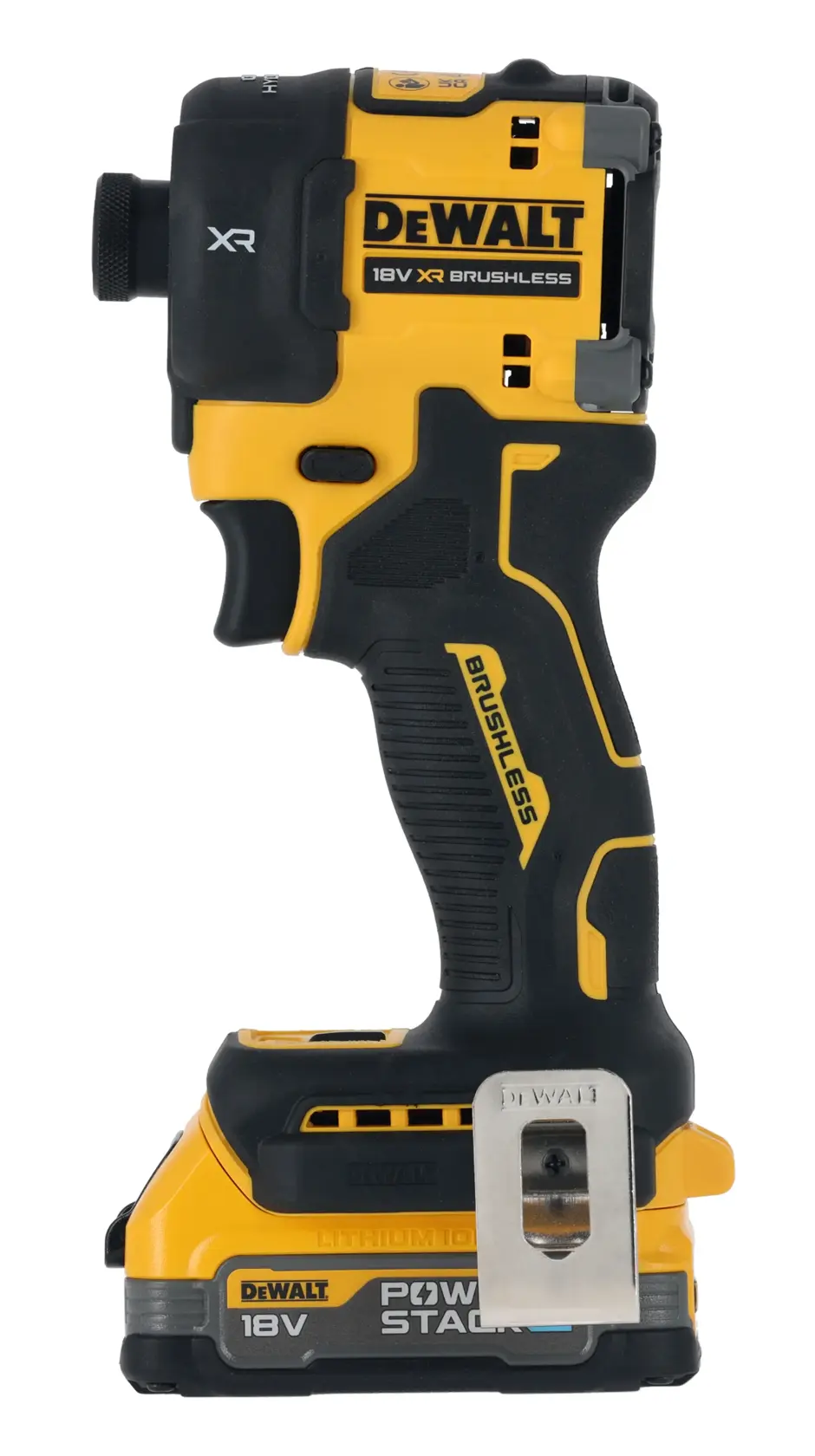 18V XR® Bezszczotkowa zakrętarka udarowa hydrauliczna 1/4" - 2 x POWERSTACK™ 1.7 Ah