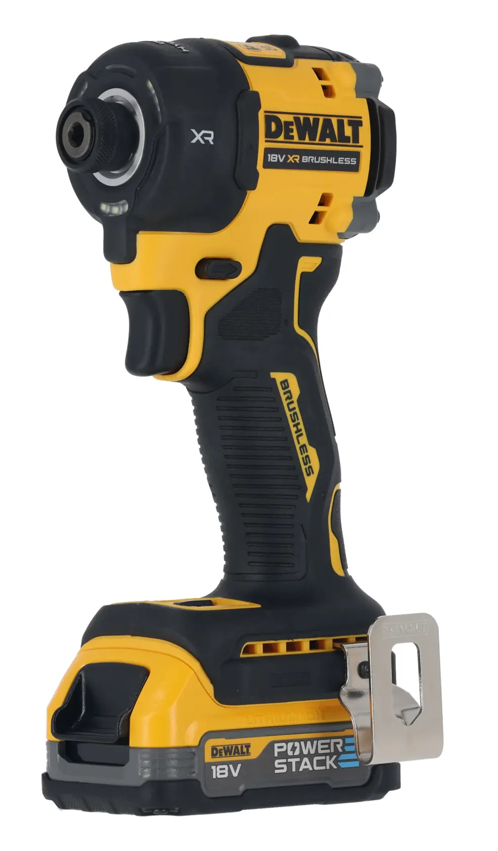 18V XR® Bezszczotkowa zakrętarka udarowa hydrauliczna 1/4" - 2 x POWERSTACK™ 1.7 Ah