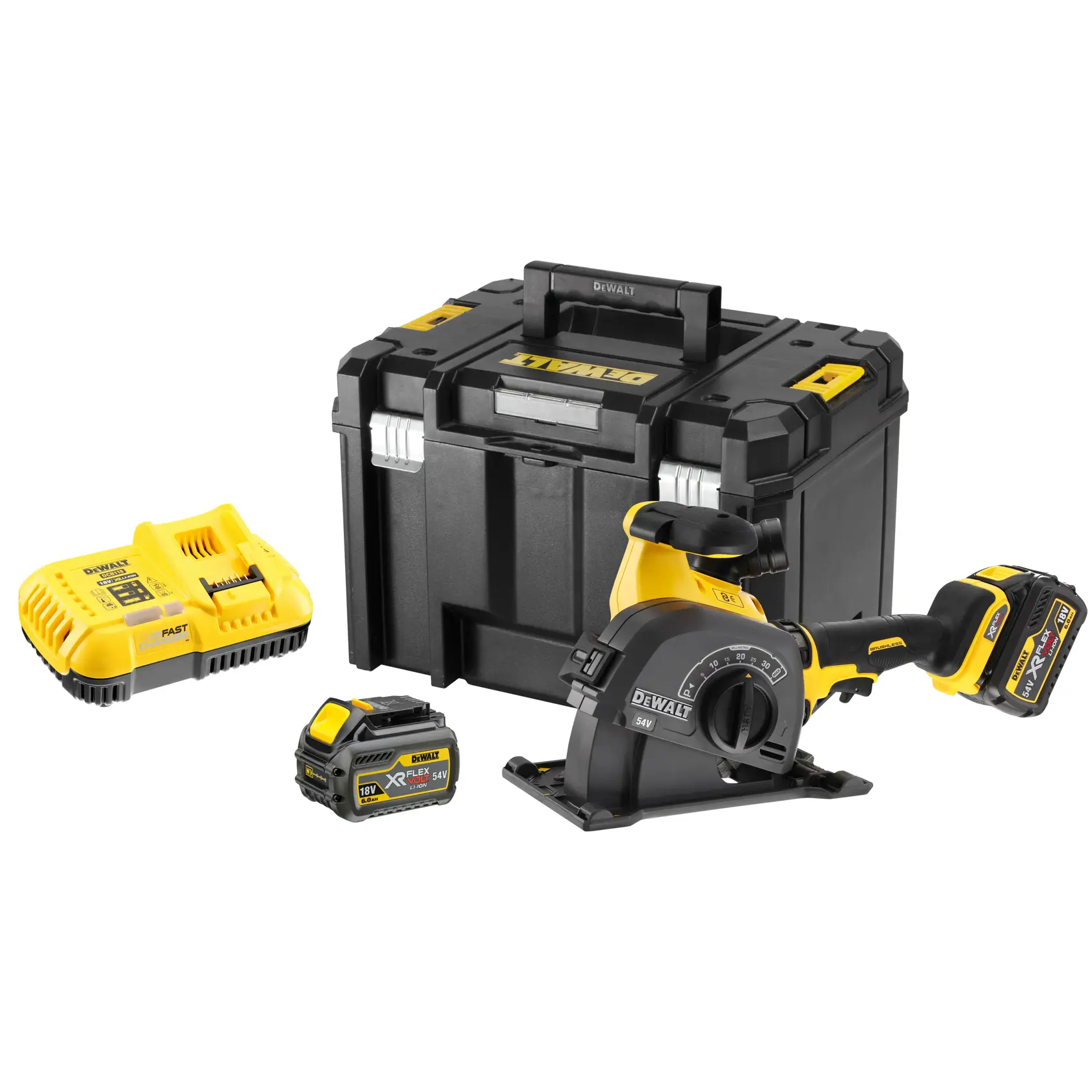 54V XR Flexvolt Bruzdownica 2 X 6 Ah