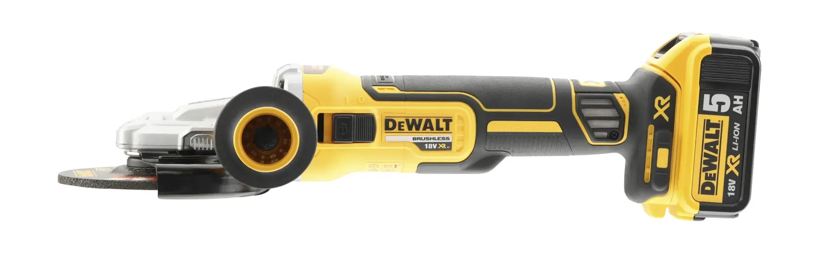 18V XR Szlifierka kątowa z płaską głowicą 125mm