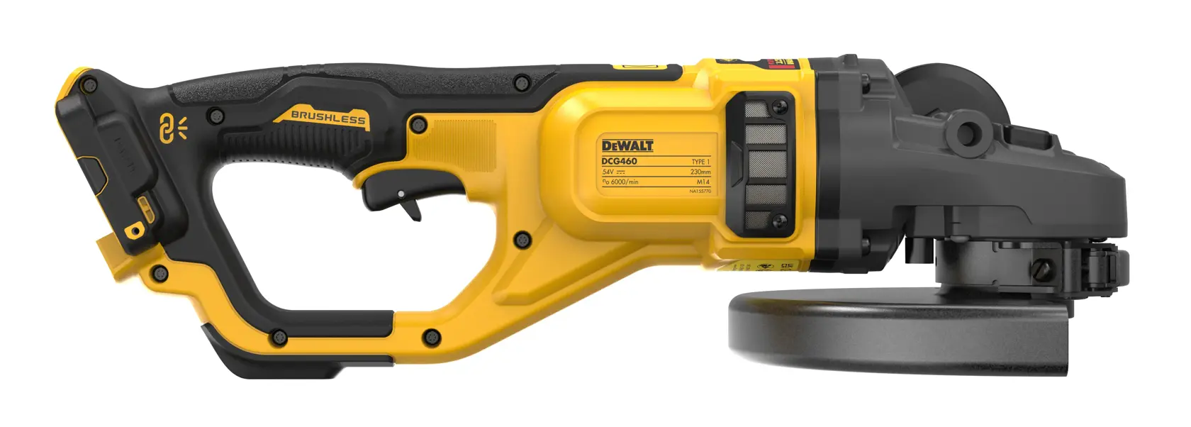 Szlifierka kątowa 54V XR Flexvolt 230mm - Samo urządzenie