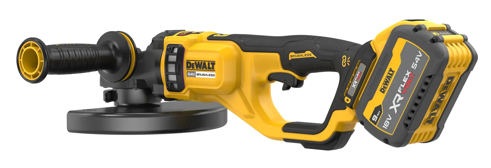 Szlifierka kątowa 54V XR Flexvolt 230mm - 2 akumulatory 9AH
