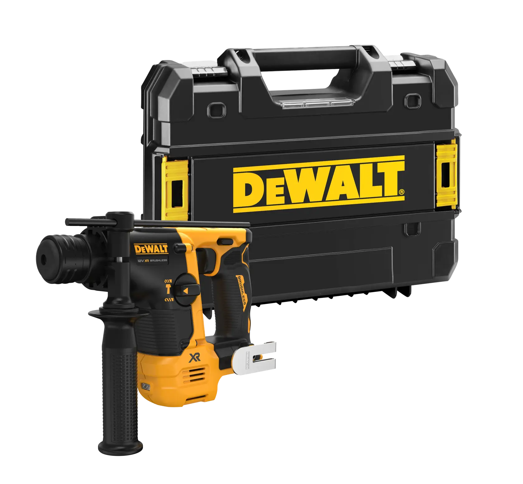 Bezszczotkowa wiertarka 14mm SDS Plus DEWALT® 12V XR® (tylko narzędzia)