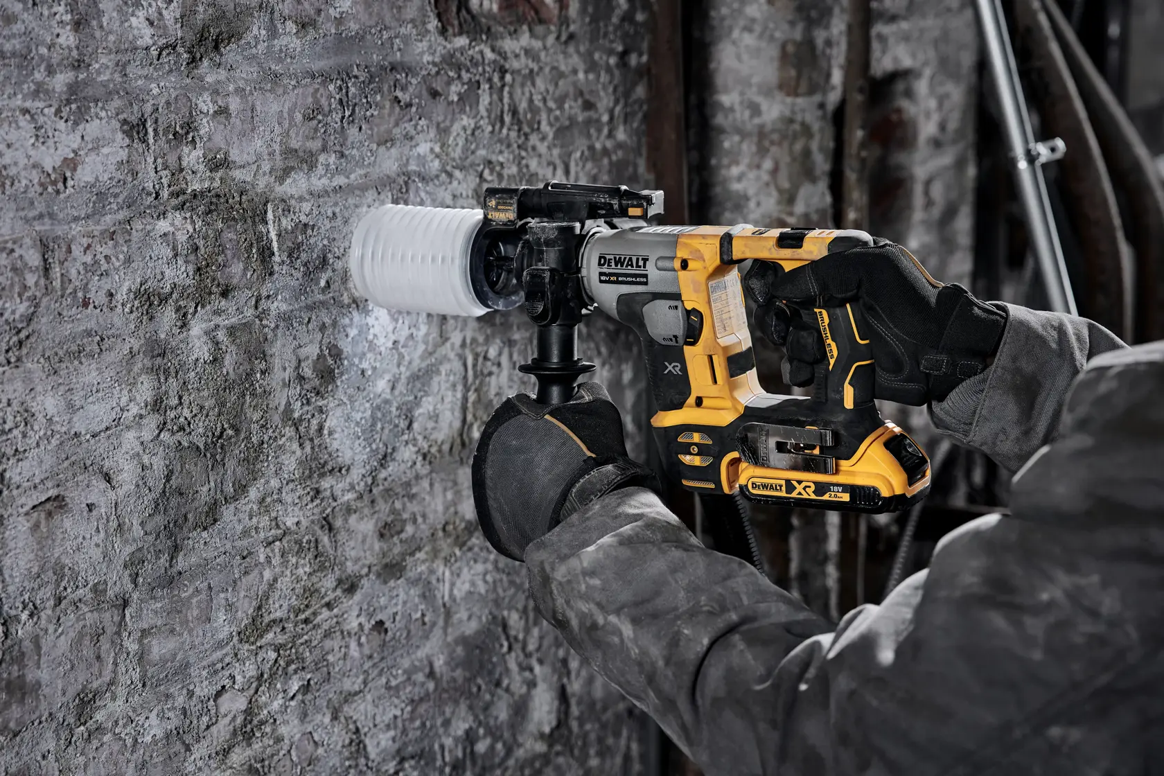 XR Brushless SDS-Plus Hammer Drill - Bare Unit in T-Stak Box (18V) (16 mm)