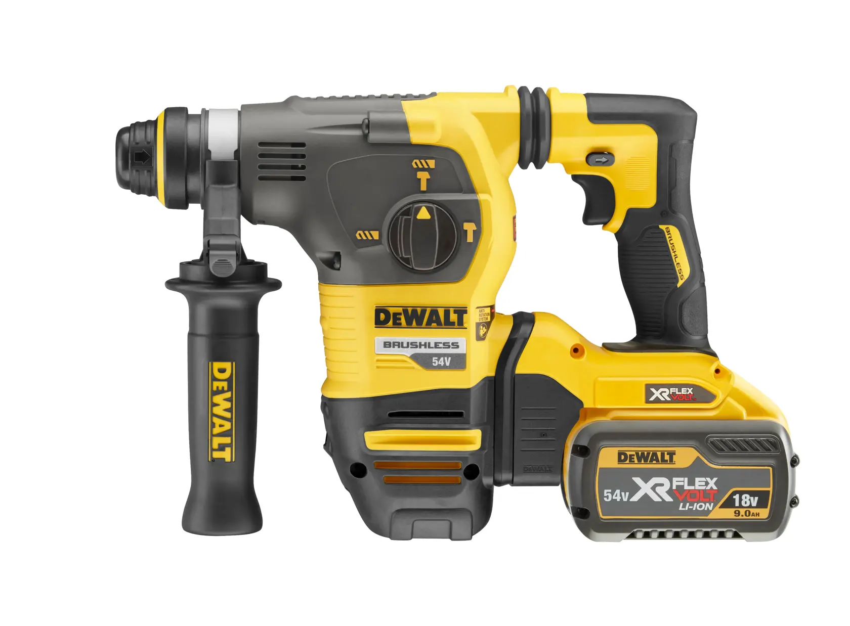 54V XR Flexvolt Młotowiertarka SDS-Plus 30mm 2 X 9Ah