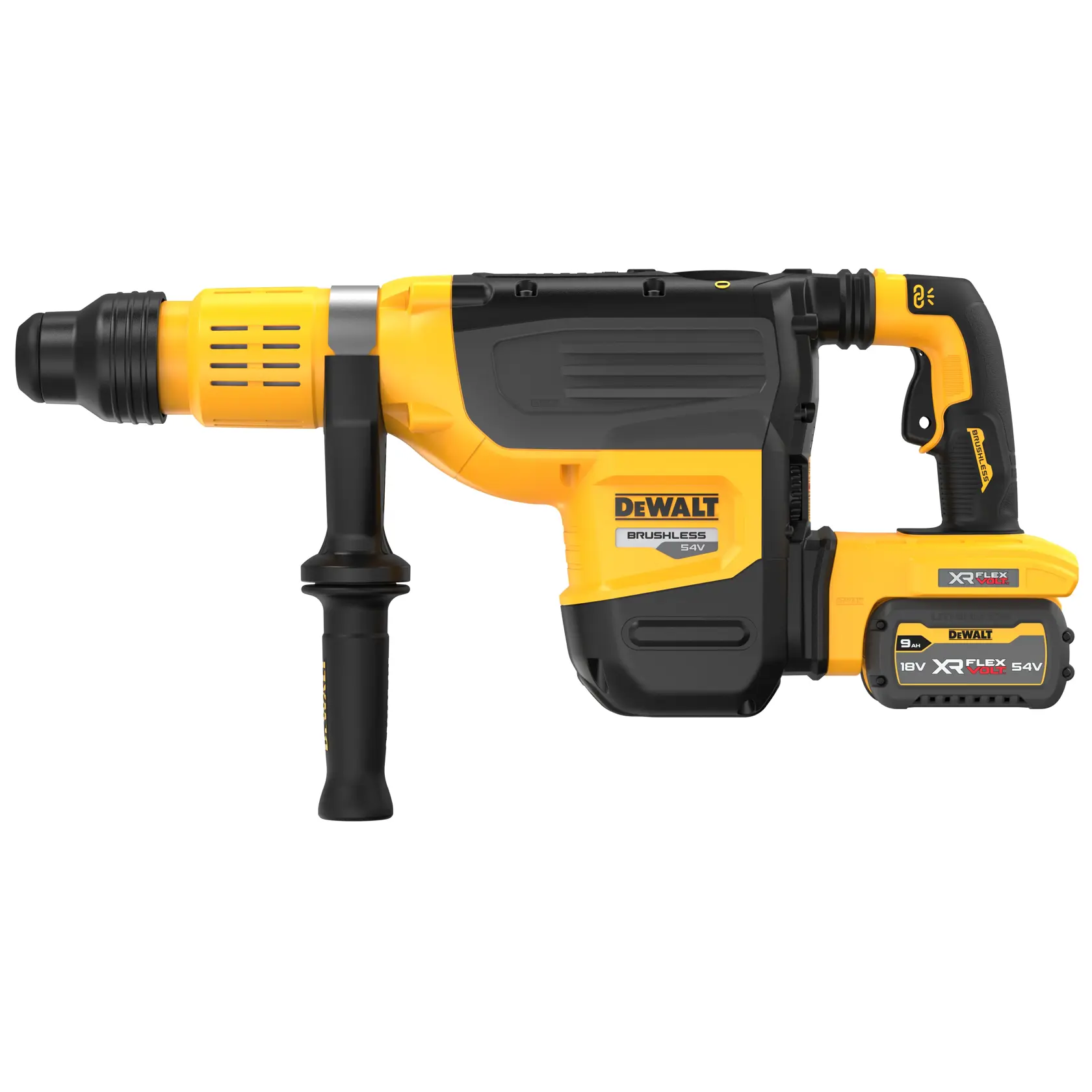 Wiertarka udarowa SDS-Max 52 mm 54 V XR Flexvolt — 2 x 12 Ah
