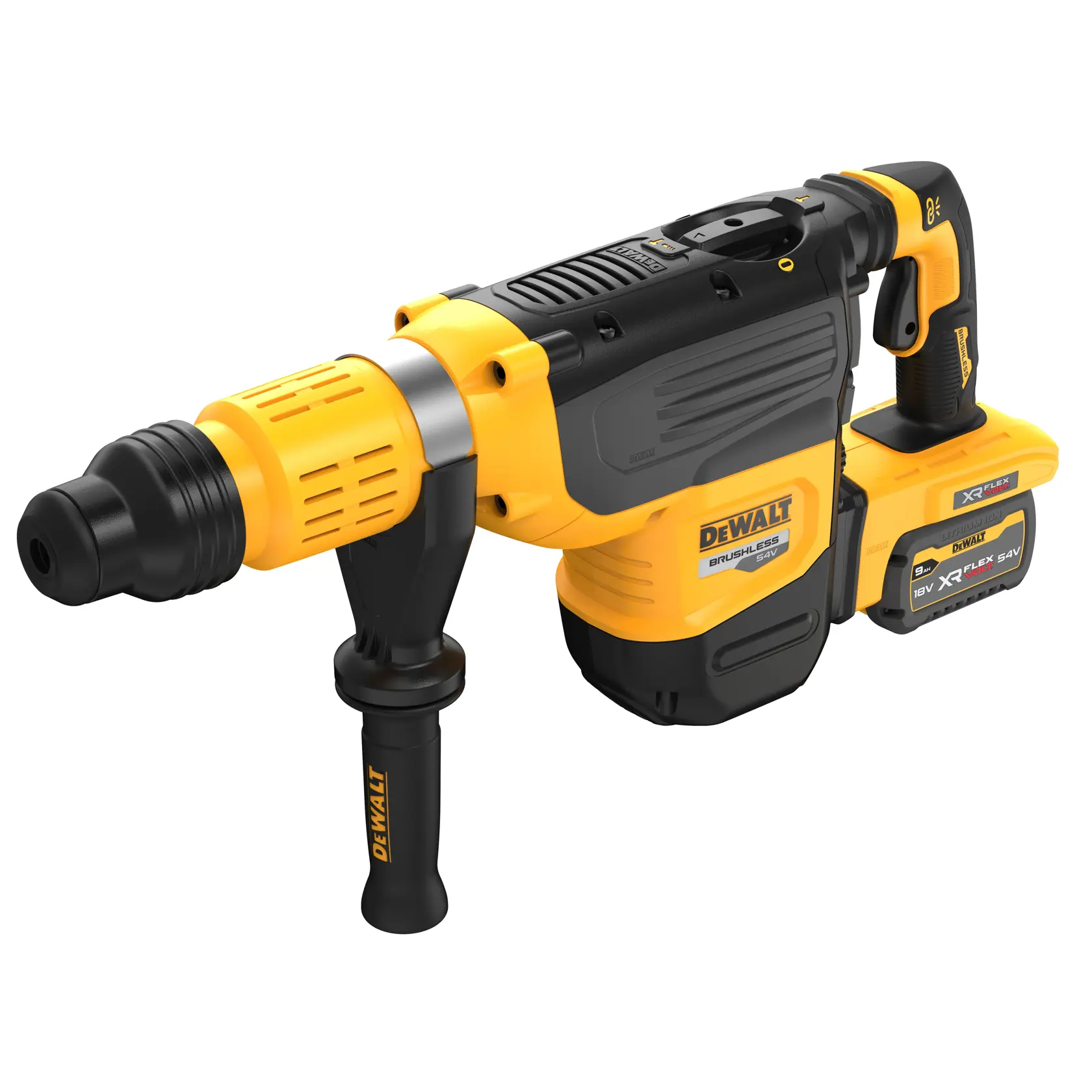 Wiertarka udarowa SDS-Max 52 mm 54 V XR Flexvolt — 2 x 12 Ah