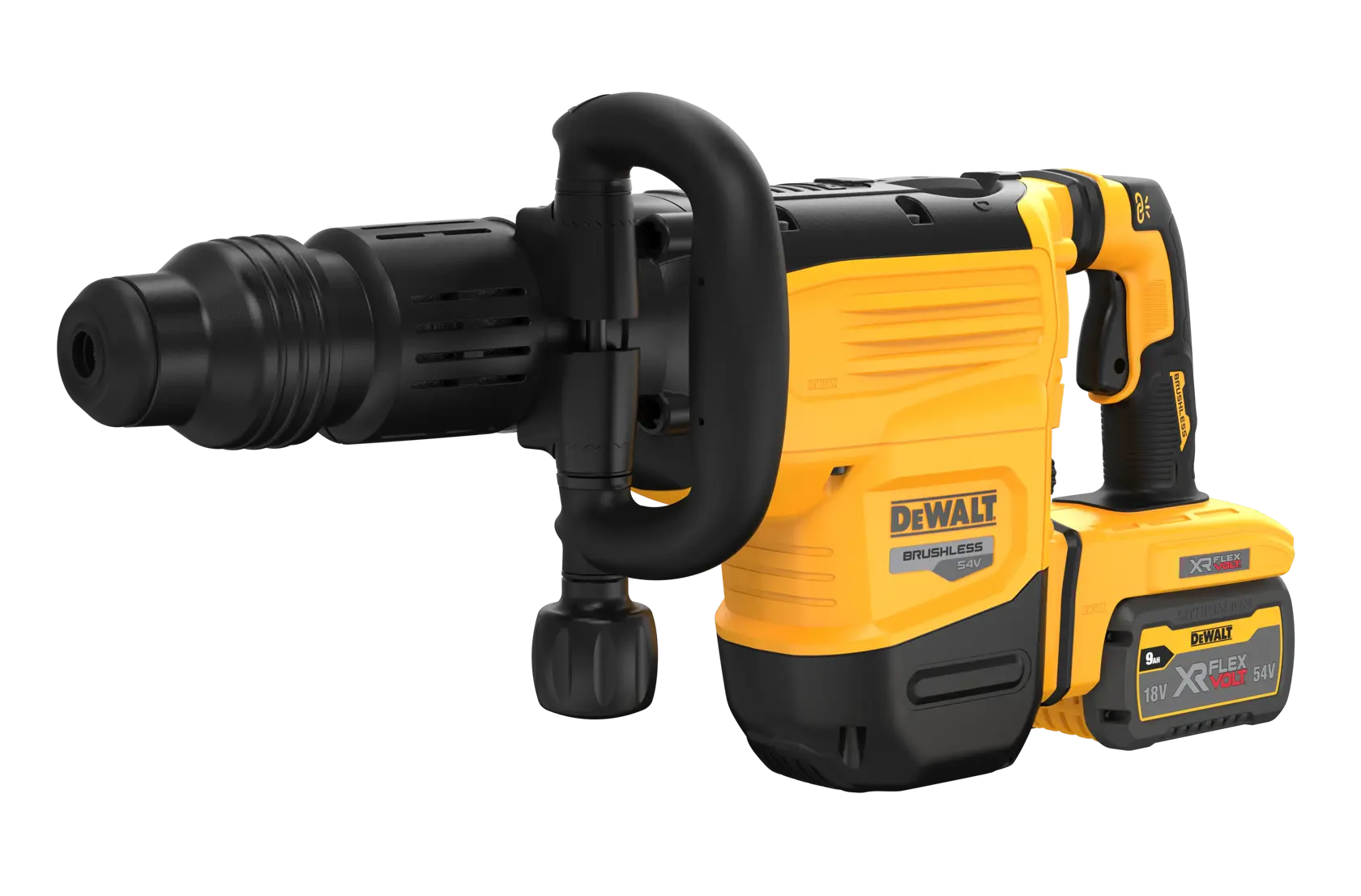 Młot wyburzeniowy 54V XR Flexvolt SDS-Max - 2 x 9Ah