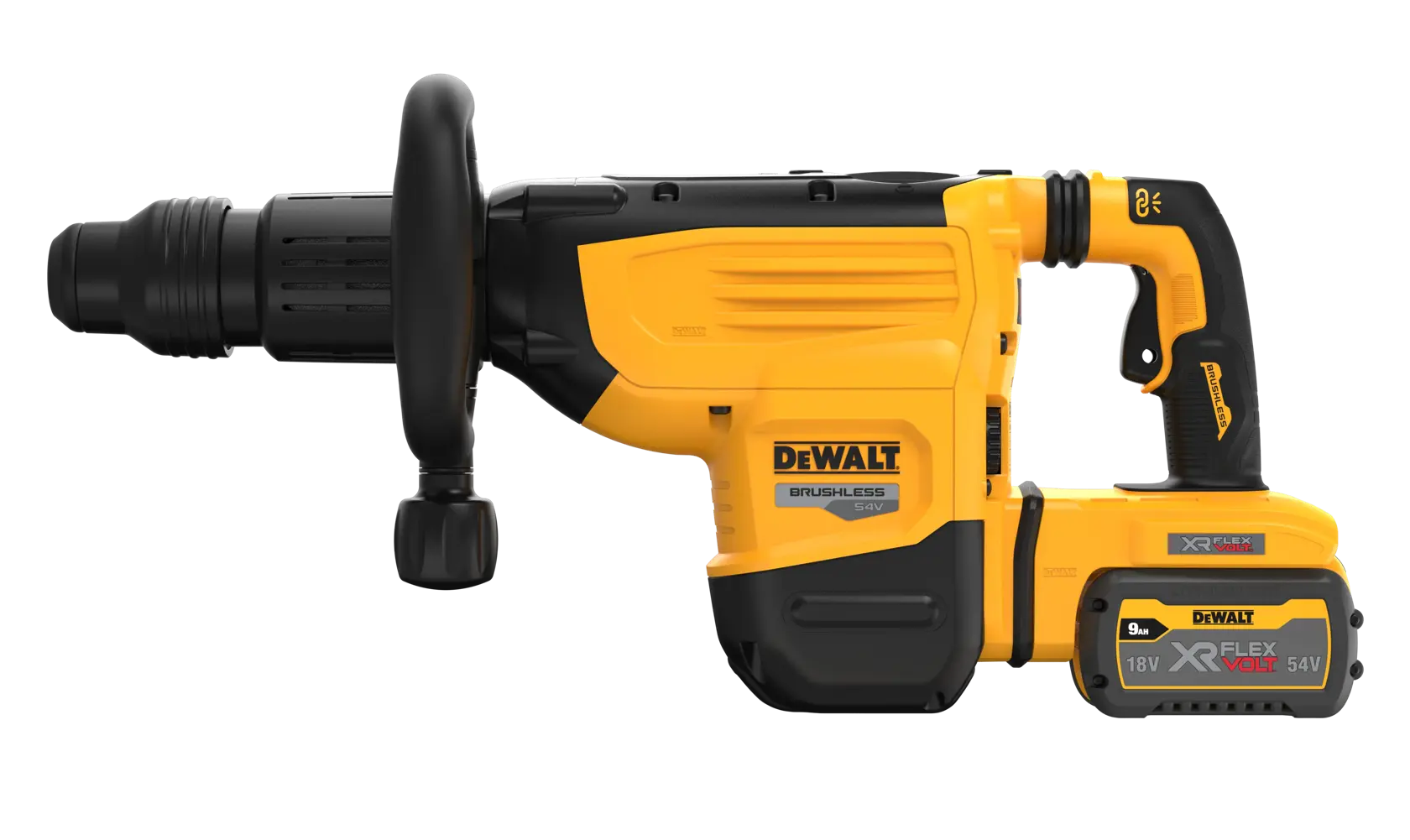 Młot wyburzeniowy 54V XR Flexvolt SDS-Max - 2 x 9Ah