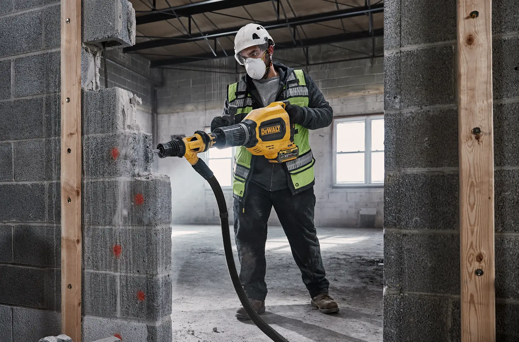 Młot wyburzeniowy 54V XR Flexvolt 11kg - samo urządzenie