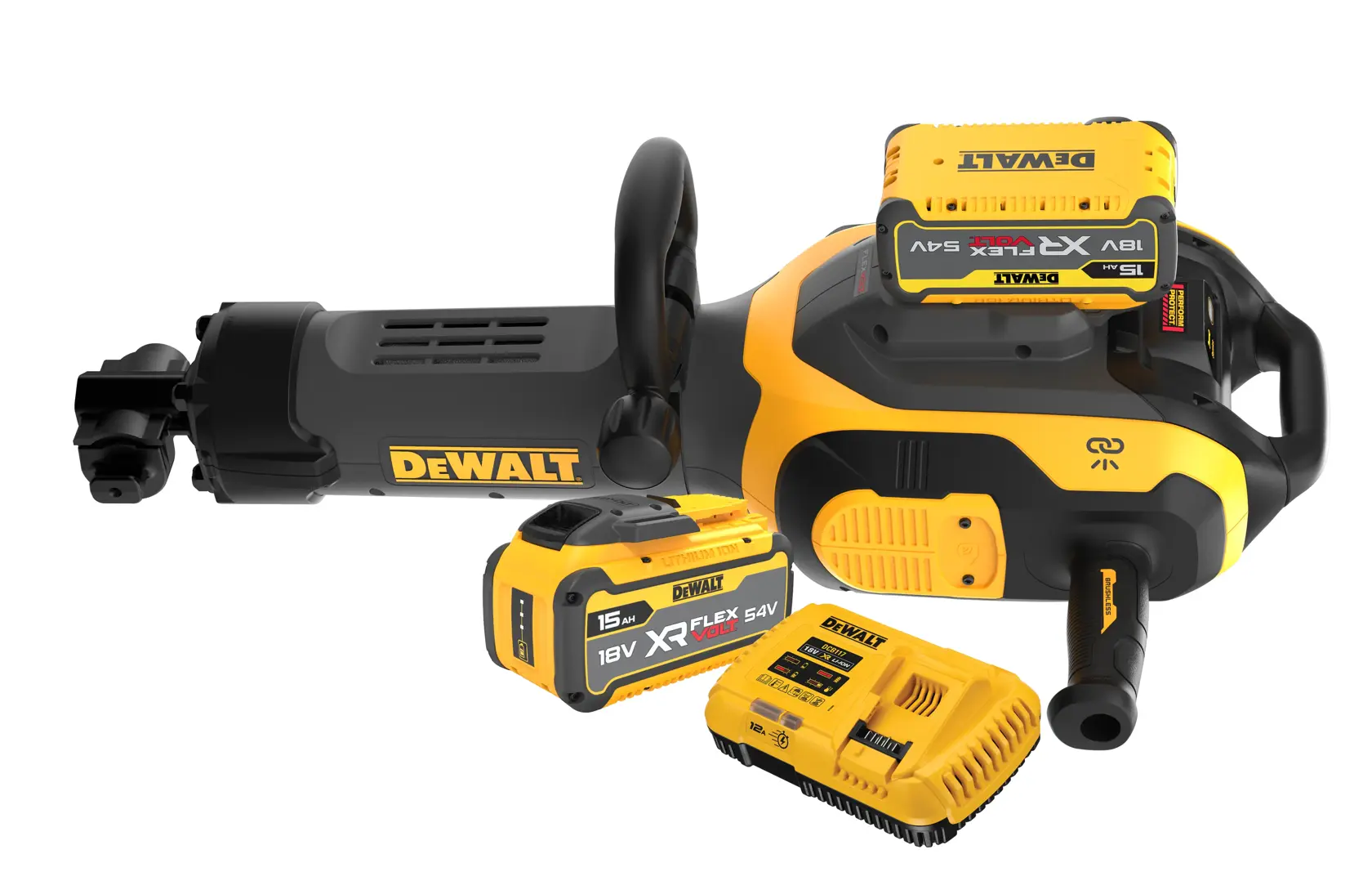 Młot wyburzeniowy 54V XR Flexvolt 28mm - 2 x akumulator 15AH
