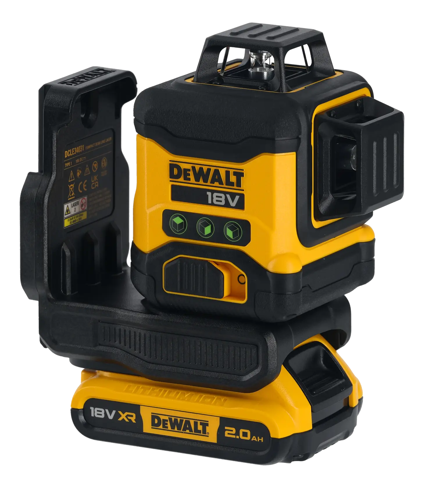 Zestaw podwójny DEWALT® 18V XR®- 2 akumulatory 2 Ah