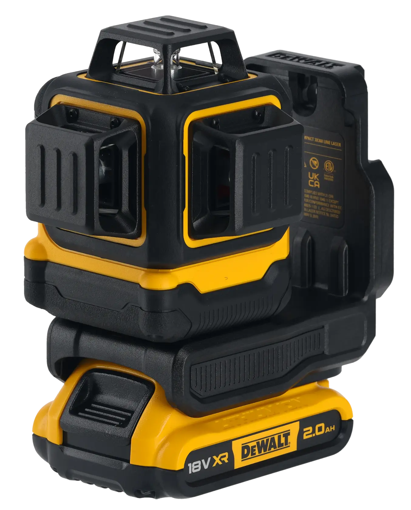 Zestaw podwójny DEWALT® 18V XR®- 2 akumulatory 2 Ah