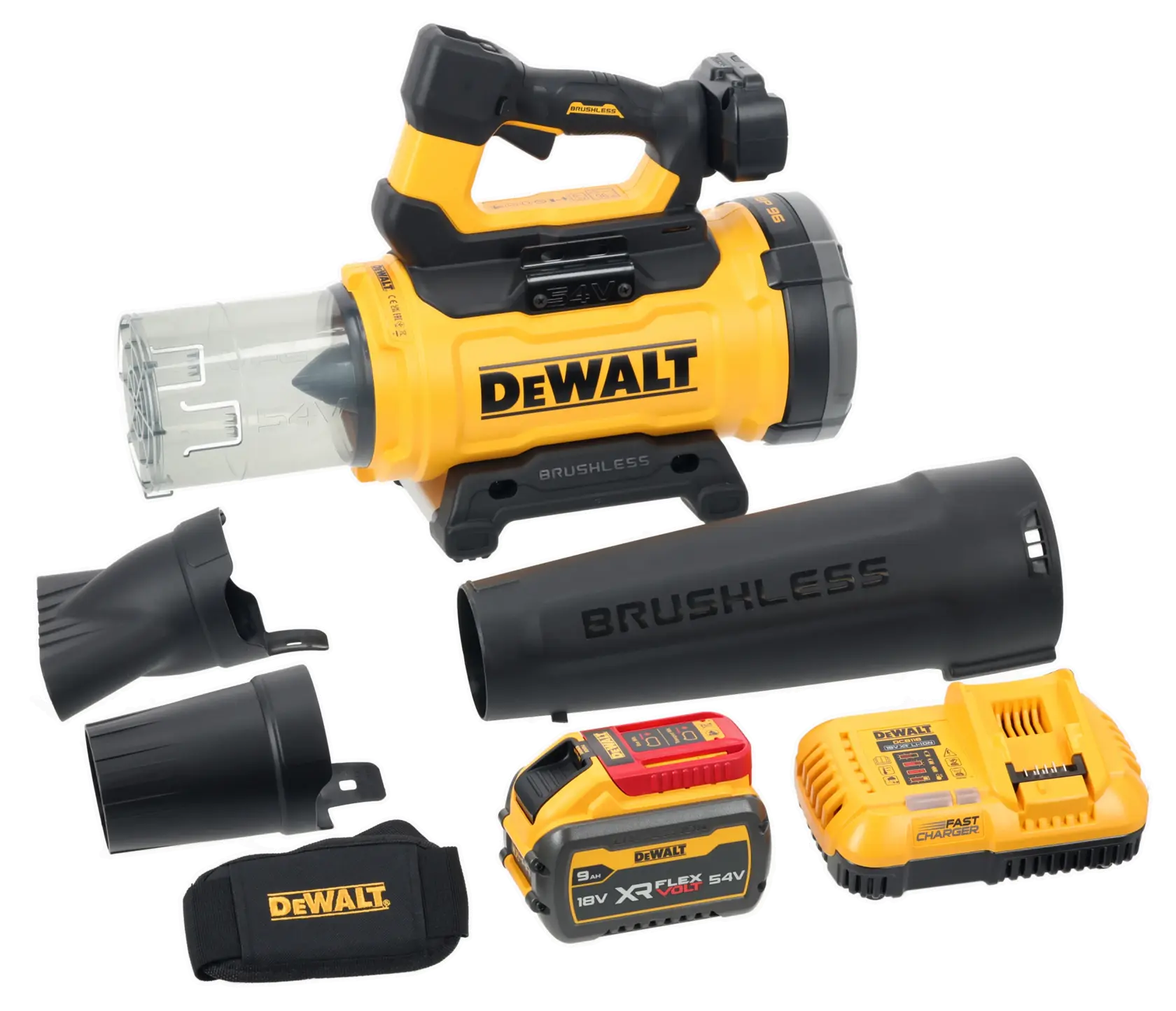 Dmuchawa z wentylatorem osiowym 54V XR Flexvolt