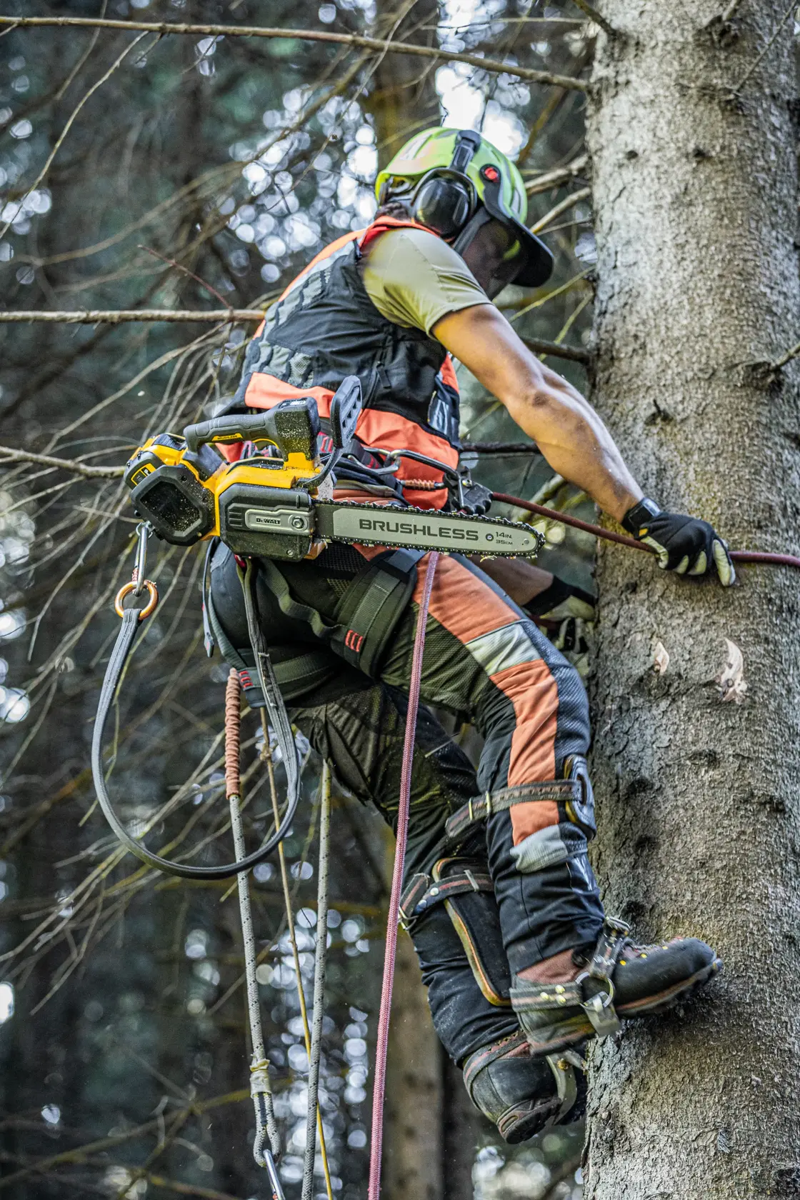 Pilarka łańcuchowa z górnym uchwytem 54V XR Flexvolt - 1 x 9Ah
