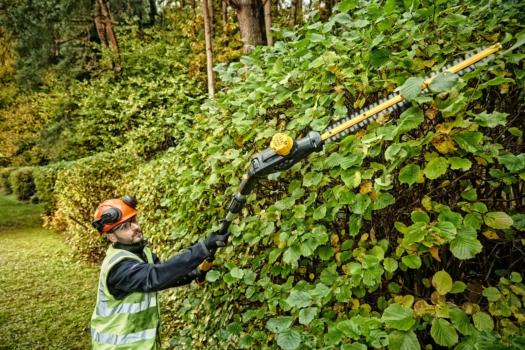 18V XR Nozyce do żywopłotu 55cm na wysięgniku 1 X 5Ah