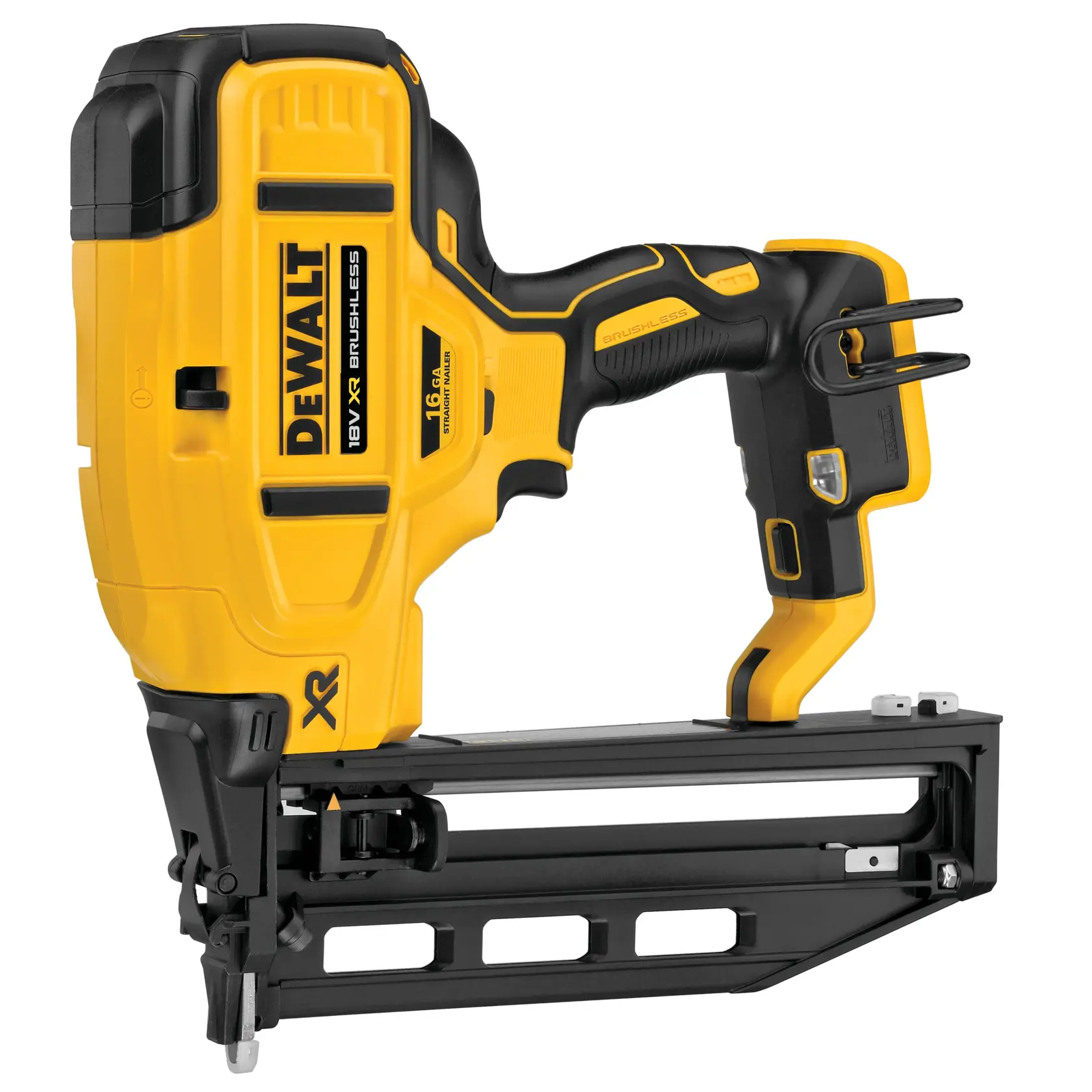 Gwoździarka wykończeniowa prosta DEWALT® 18V XR® bezszczotkowa 16 GA (samo narzędzie)