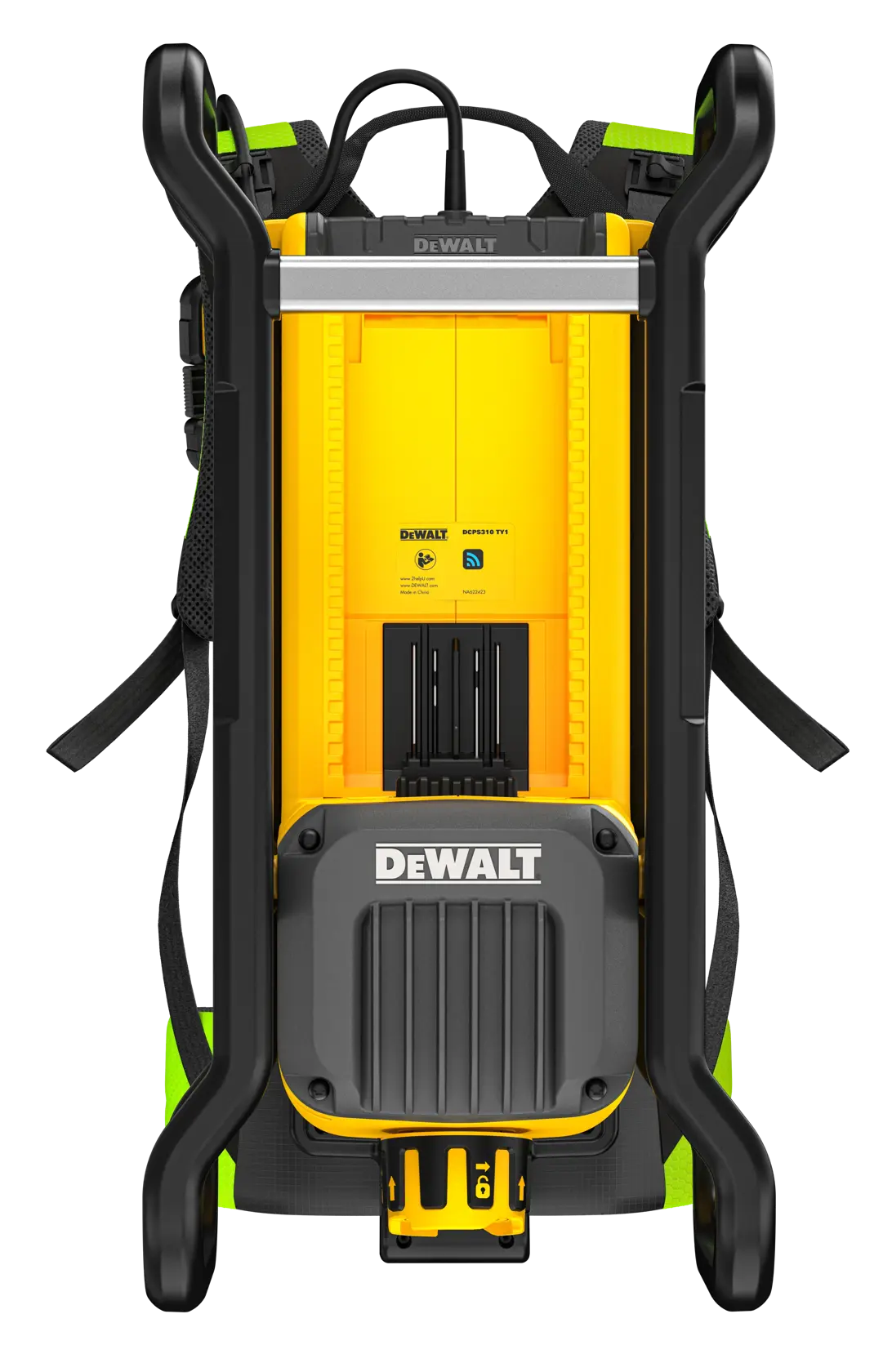 Wibrator plecakowy DEWALT® POWERSHIFT™