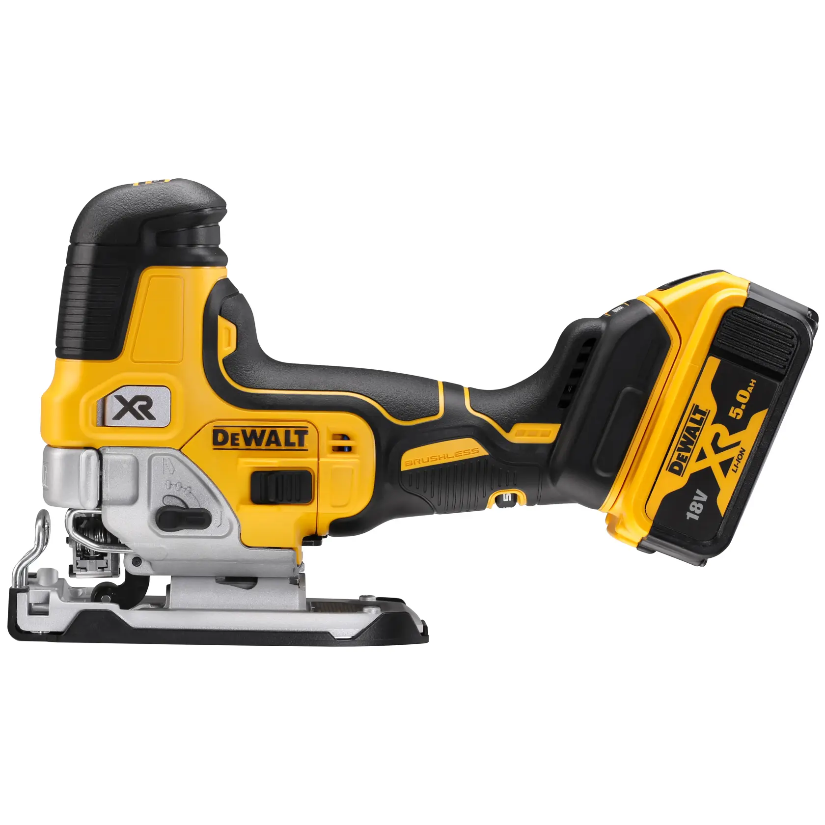 18V XR Wyrzynarka z uchwytem za korpus 2 X 5Ah