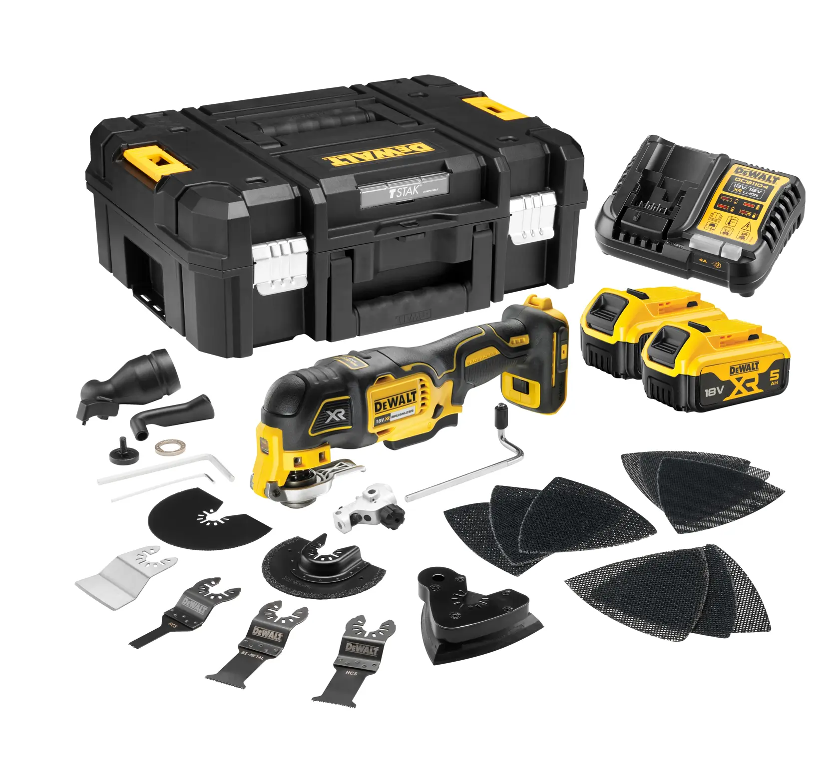 18V XR Narzędzie oscylacyjne Multi-Tool 2 X 5Ah