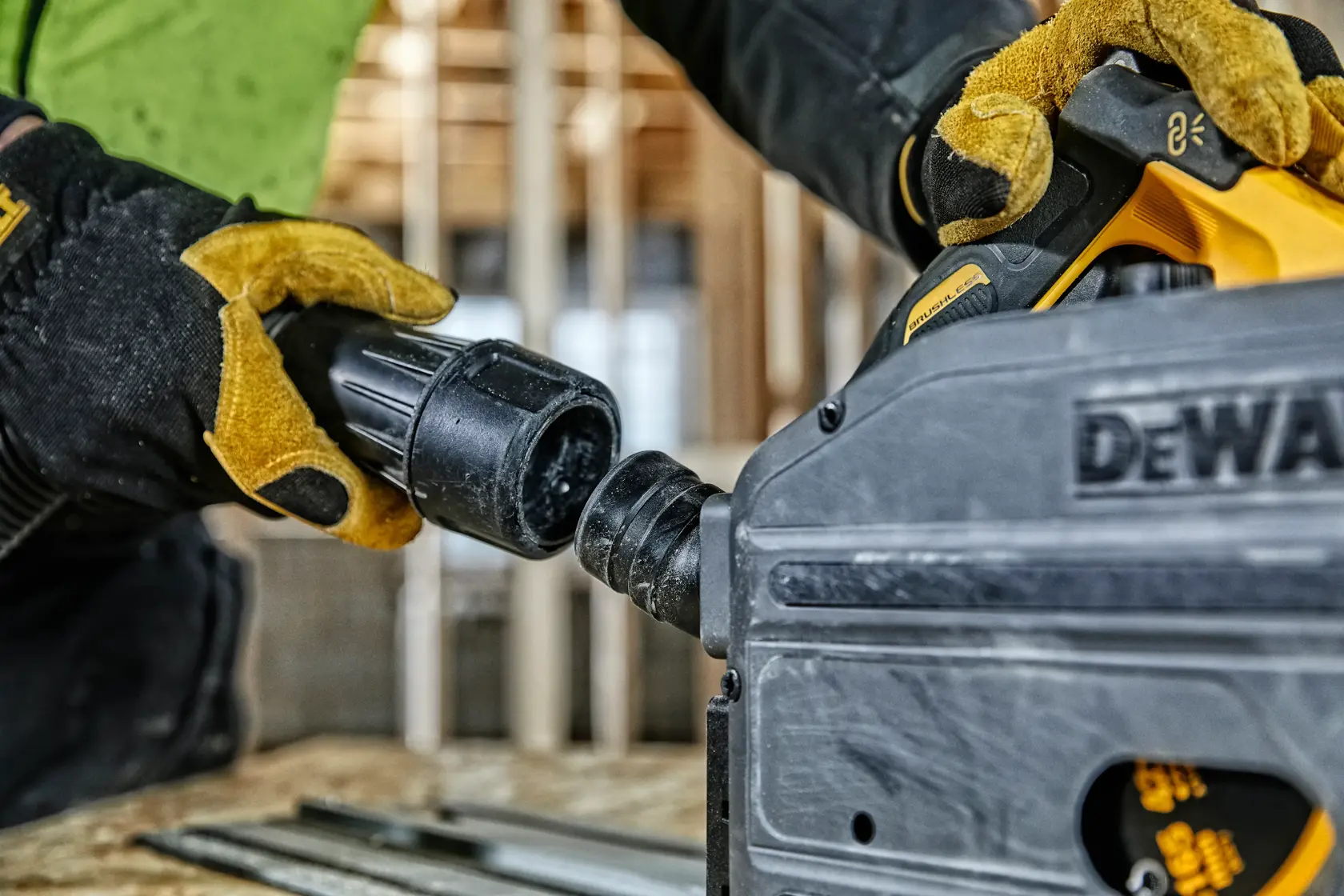 54V XR Flexvolt® 165 mm Zagłębiarka kompatybilna z szyną prowadzącą - narzędzie bez akumulatora i ładowarki