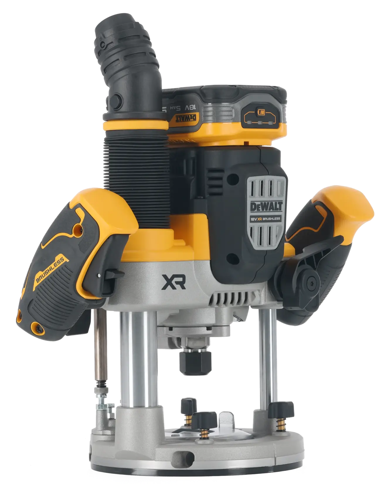 Frezarka górnowrzecionowa 1/2" 70mm 18V XR z silnikiem bezszczotkowym - 2 x akumulator POWERSTACK™ 5AH
