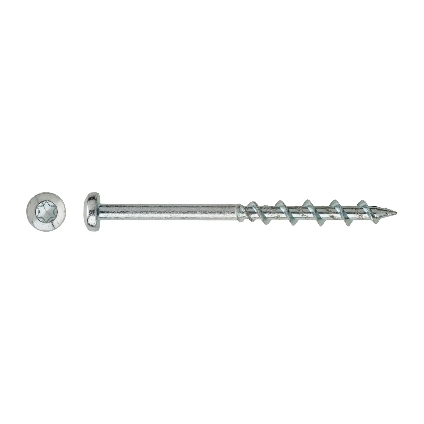 100 x Wall Dog z łbem stożkowym ściętym 70 mm Torx 25 chrom