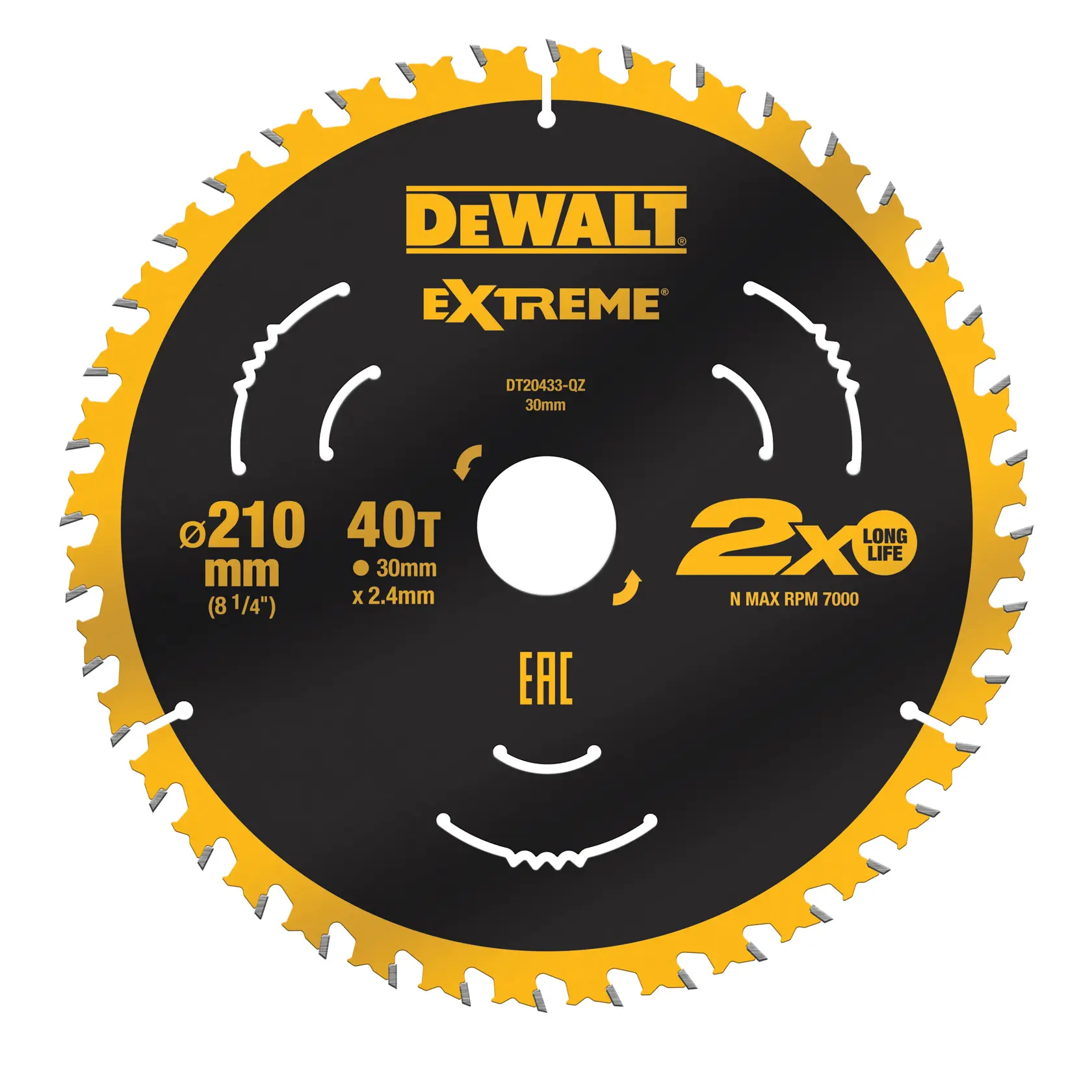 Tarcza do pilarki Extreme 210x30 mm 40T
