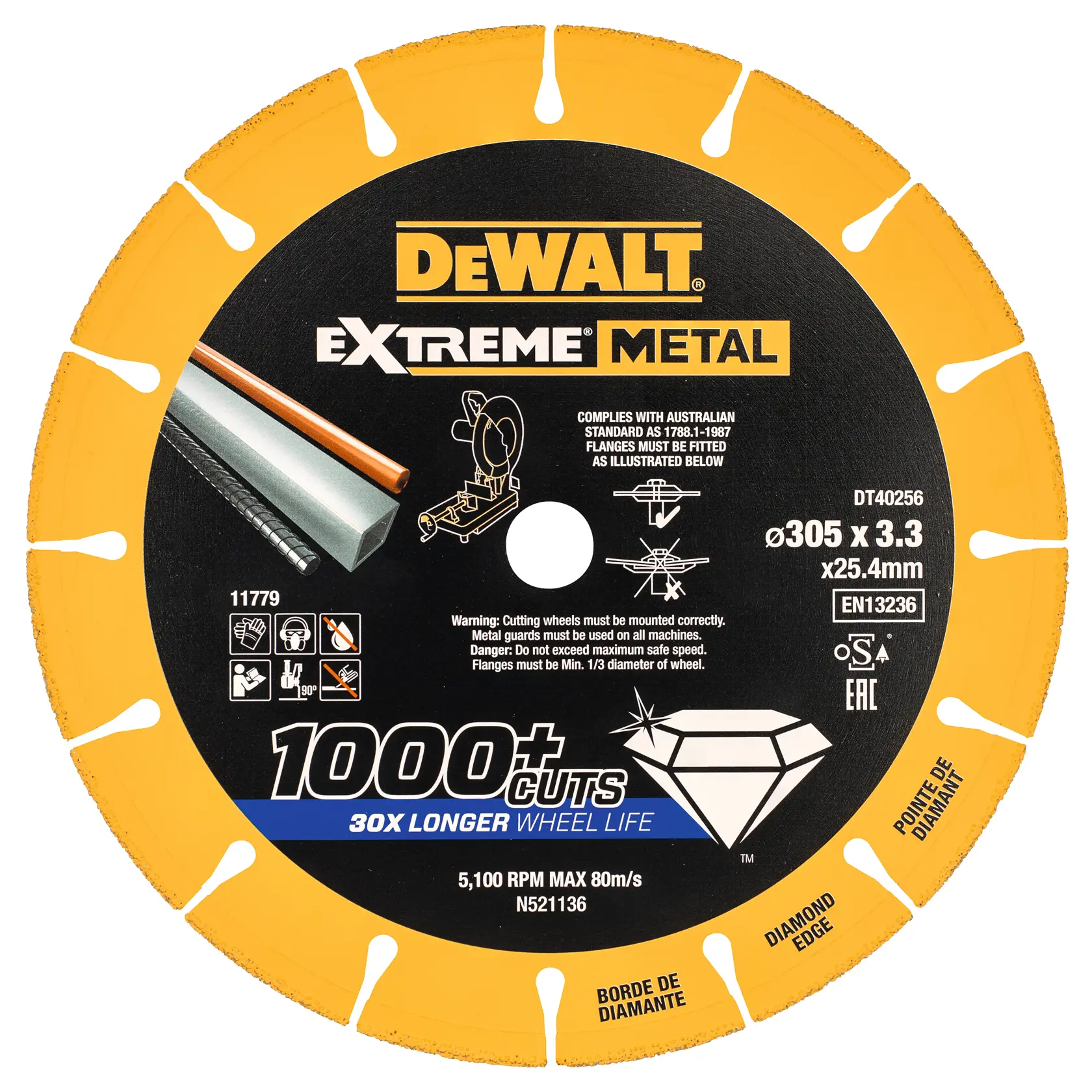 Tarcza diamentowa Extreme 300 x 25,4 x 3,3 mm