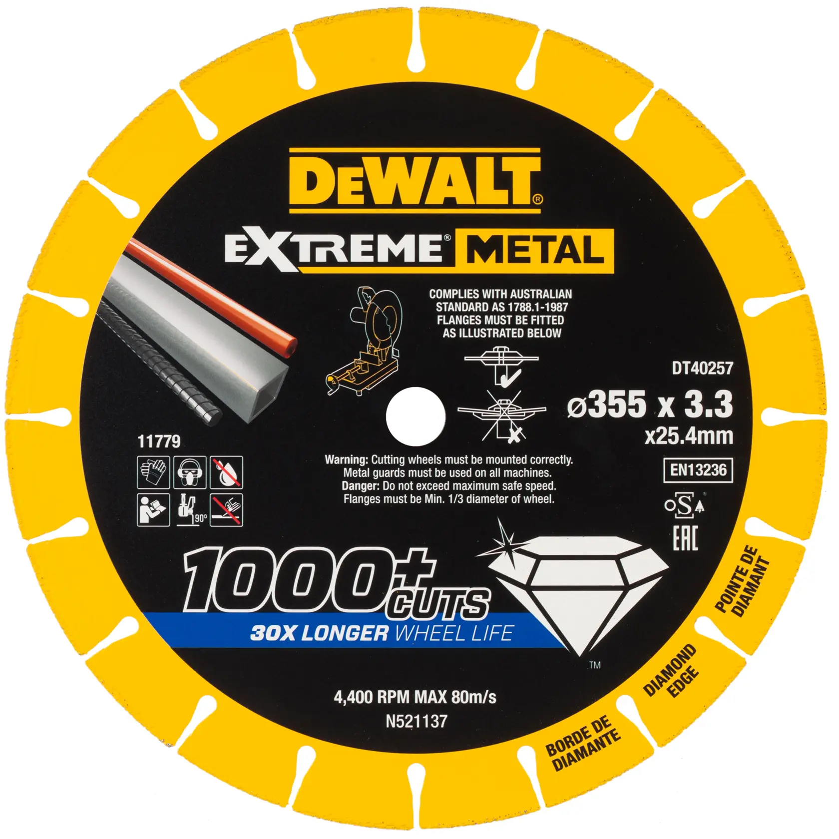 Tarcza diamentowa Extreme 355 x 25,4 x 3,3 mm