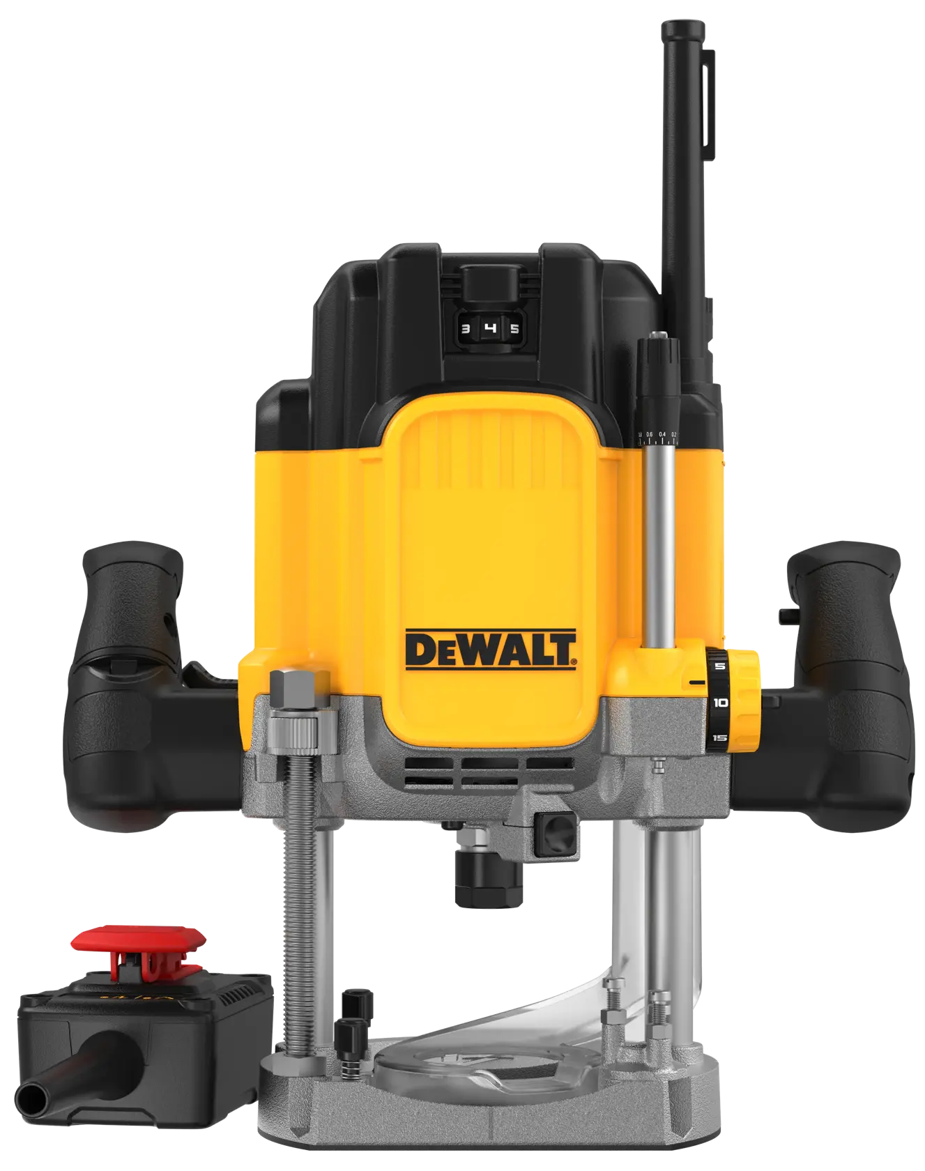 Next-Gen 12mm (1/2") Plunge Router With Machinery Switch
