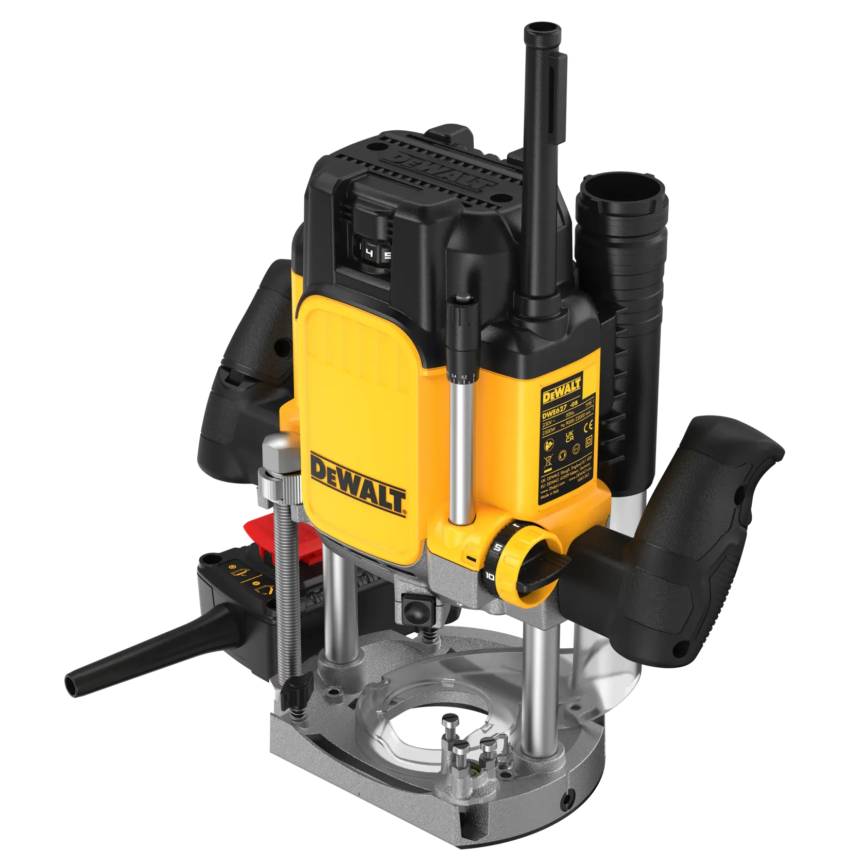 Next-Gen 12mm (1/2") Plunge Router With Machinery Switch