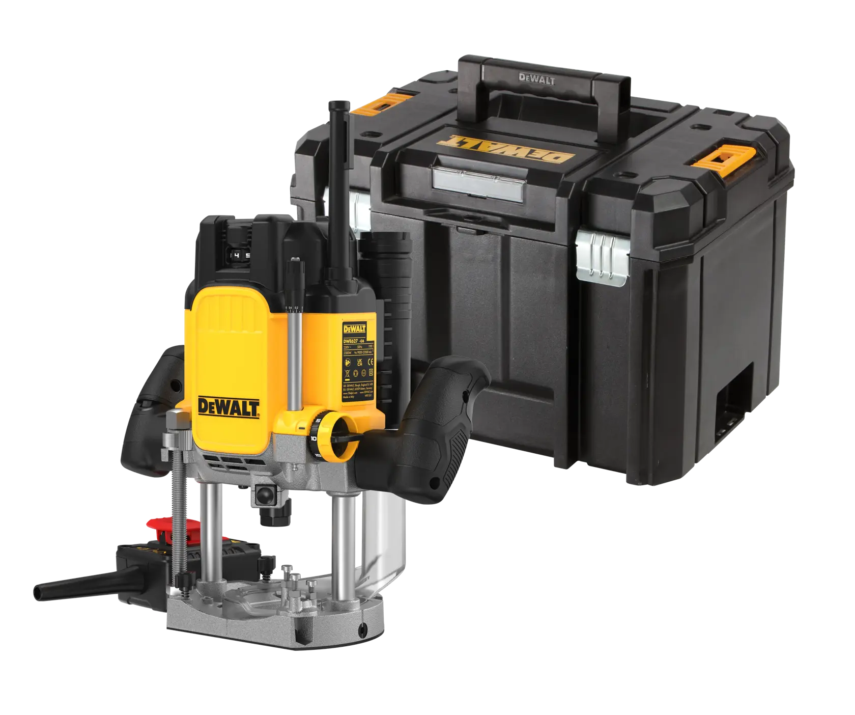 Next-Gen 12mm (1/2") Plunge Router With Machinery Switch
