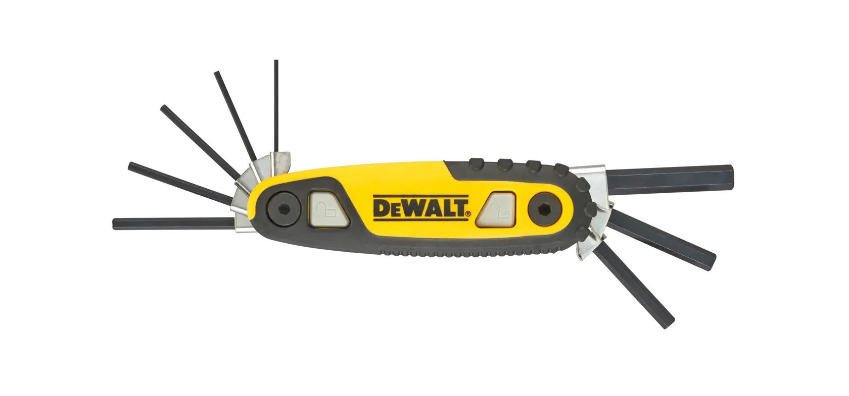 Zestaw składanych/blokowanych kluczy imbusowych DEWALT® (8 szt.)
