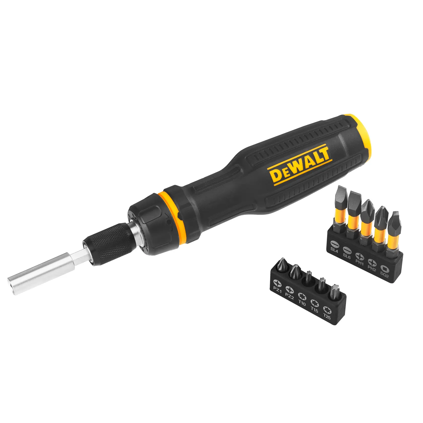 Zestaw wkrętaków wielobitowych teleskopowych DEWALT® MAX FIT® 10 w 1 (10 szt.)